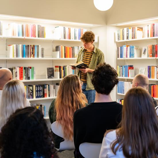 Oplæsning på biblioteket. Fotokreditering: Christopher Egeberg for Centralbiblioteket