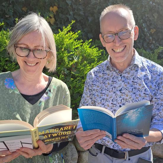 Lyt til et digt. Fotokreditering: Næstved Bibliotek og Borgerservice