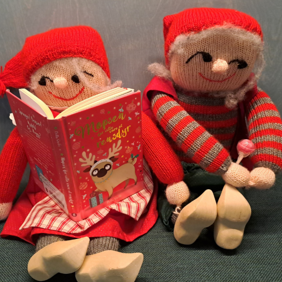 Julehistorie, læsehule og slikkepind. Fotokreditering: Næstved Bibliotek