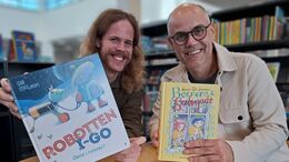 Martin og Christoffer fra Næstved Bibliotek og Borgerservice anbefaler børnebøger til gode læsestunder.
