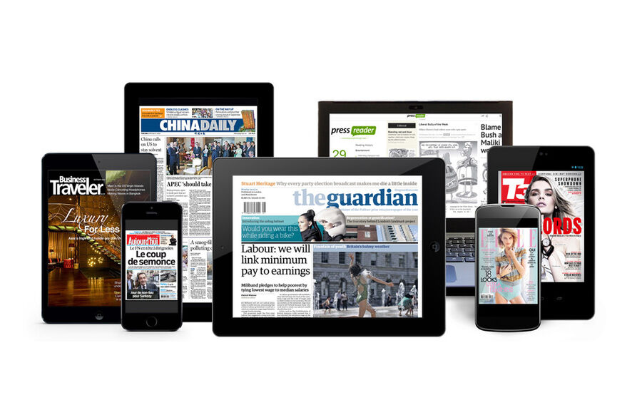 Masser af online aviser og blade