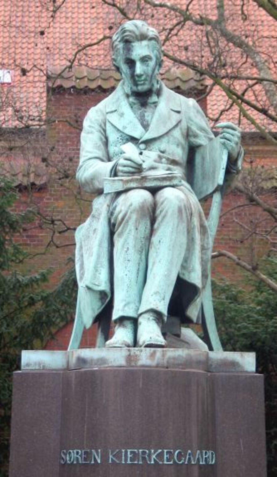 Statue af Søren Kierkegaard