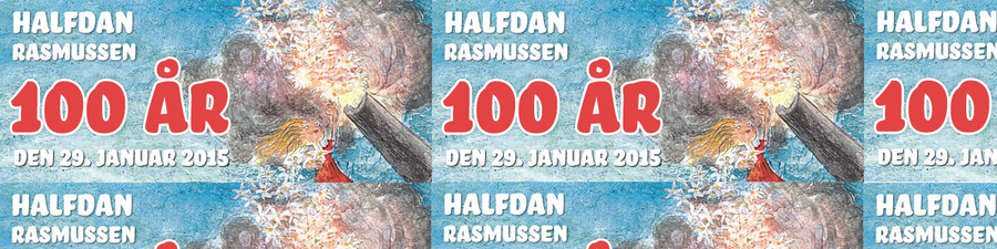 Banner til Halfdan Rasmussen konkurrence