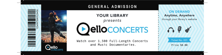 Qello Concerts "billet"