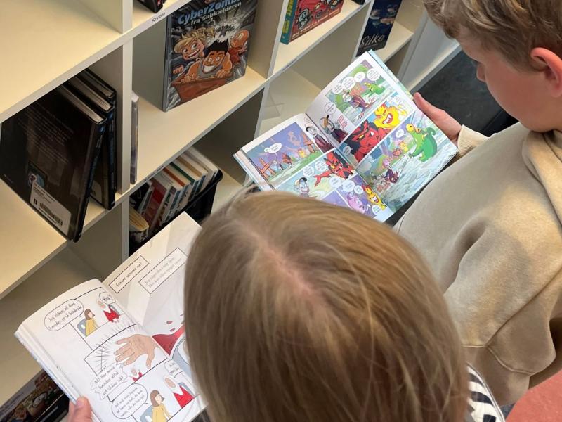 Vinterferie i børnebiblioteket. Fotokreditering: Sanne Mejse Yrstrøm.