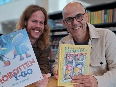 Biblioteket anbefaler børnebøger til gode læsestunder. Fotokreditering: Næstved Bibliotek og Borgerservice.