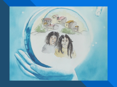 Familien Madsen. Grafik: Mississippi Kunst- og Kulturcenter