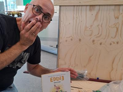 Skattejagt i det nye børnebibliotek.