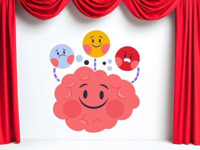 Fortælleteater farver og følelser. Foto fra Canva.