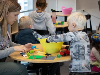 UGE17 Build the Change på Næstved Bibliotek. Fotokreditering: Lea, Næstved Bibliotek.