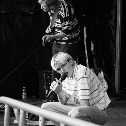 Downtown July til Næver Tell Festival 2025. Fotokreditering: Lea, Næstved Bibliotek og Borgerservice.