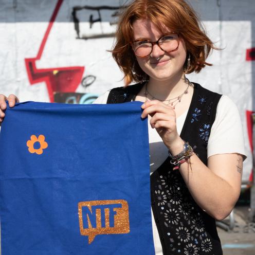 Foto fra Næver Tell Festival 2025. Fotokreditering: Lea, Næstved Bibliotek og Borgerservice.