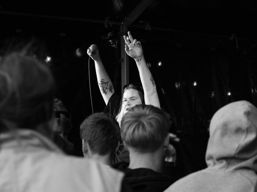 STATISK til Næver Tell Festival 2024. Fotokreditering: Lea, Næstved Bibliotek og Borgerservice.