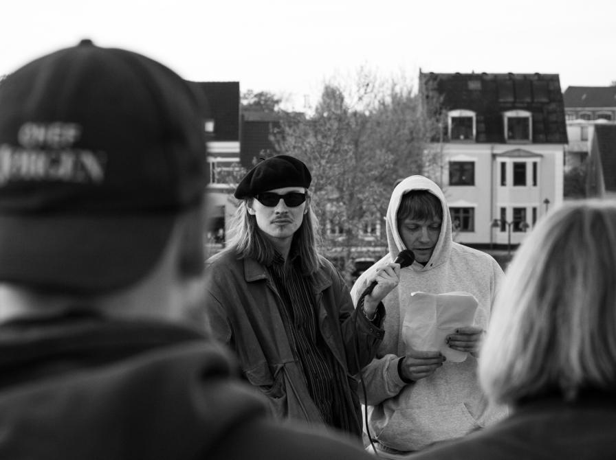Forlaget Under Garagen til Næver Tell Festival 2026. Fotokreditering: Lea, Næstved Bibliotek og Borgerservice.